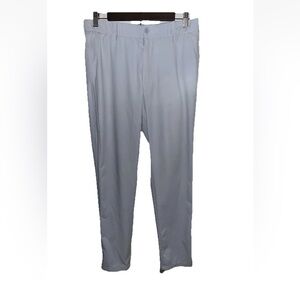 Under Armour Men's Dri-FIT Golf Pants Light Gray Elastic Waistband 32x32 EUC